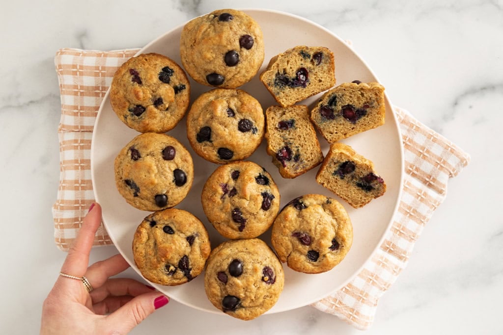 Blueberry Cottage Cheese Muffins