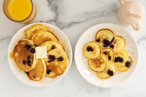 Blueberry Protein Pancakes