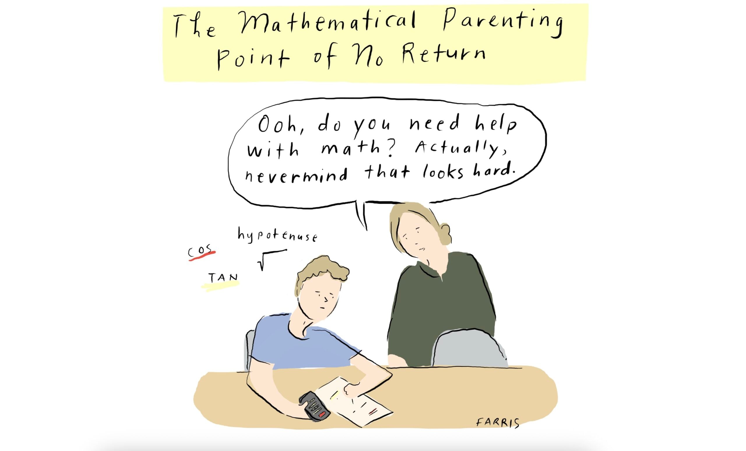 The Evolution of Mathematical Parenting Navigating the Intersection of Pedagogy Parental Support and the Point of No Return