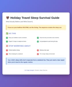 The Truth About Holiday Travel and Sleep: What Parents Need to Know