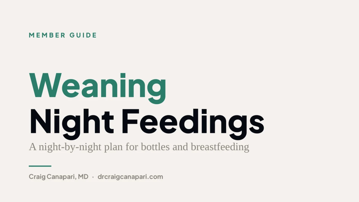 How to Wean Night Feeds: The Exact Night-by-Night Bottle Taper I Use in Clinic, Plus Approaches for Breastfeeding Families