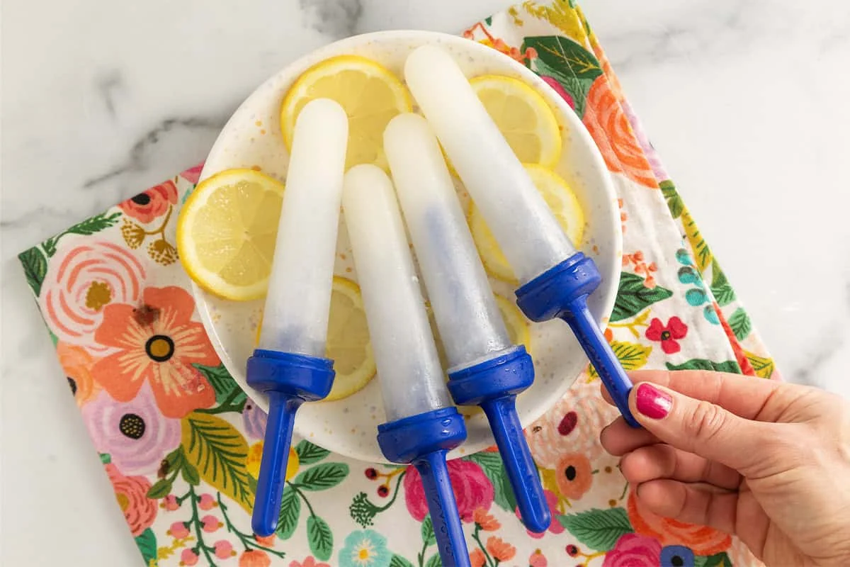 Lemon Popsicles.